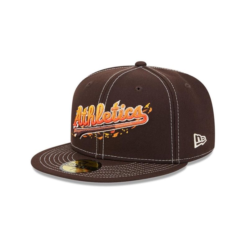 Gorra 59Fifty  MLB Oakland Athletics Fall Foliage Dark Brown - 60598173-1