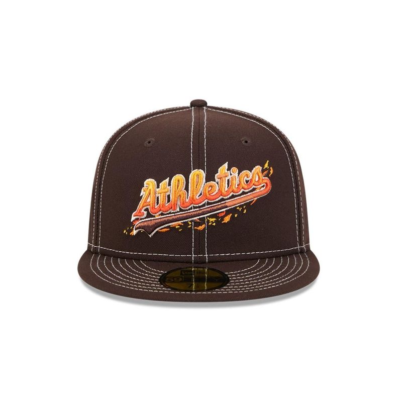 Gorra 59Fifty  MLB Oakland Athletics Fall Foliage Dark Brown - 60598173-2
