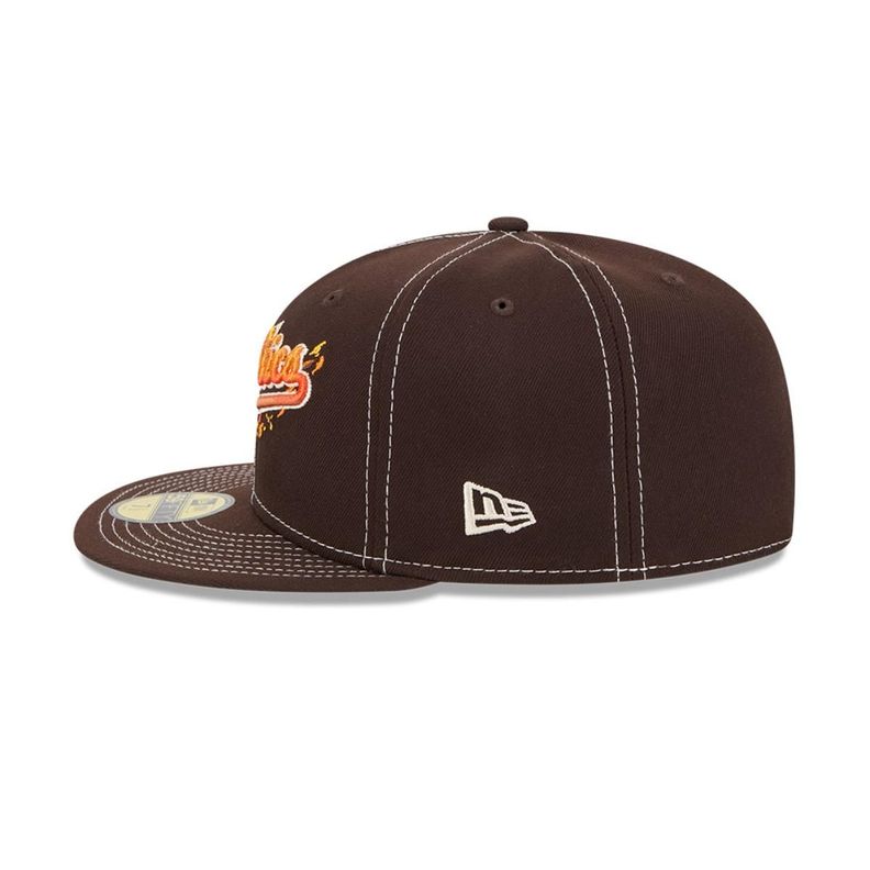 Gorra 59Fifty  MLB Oakland Athletics Fall Foliage Dark Brown - 60598173-3