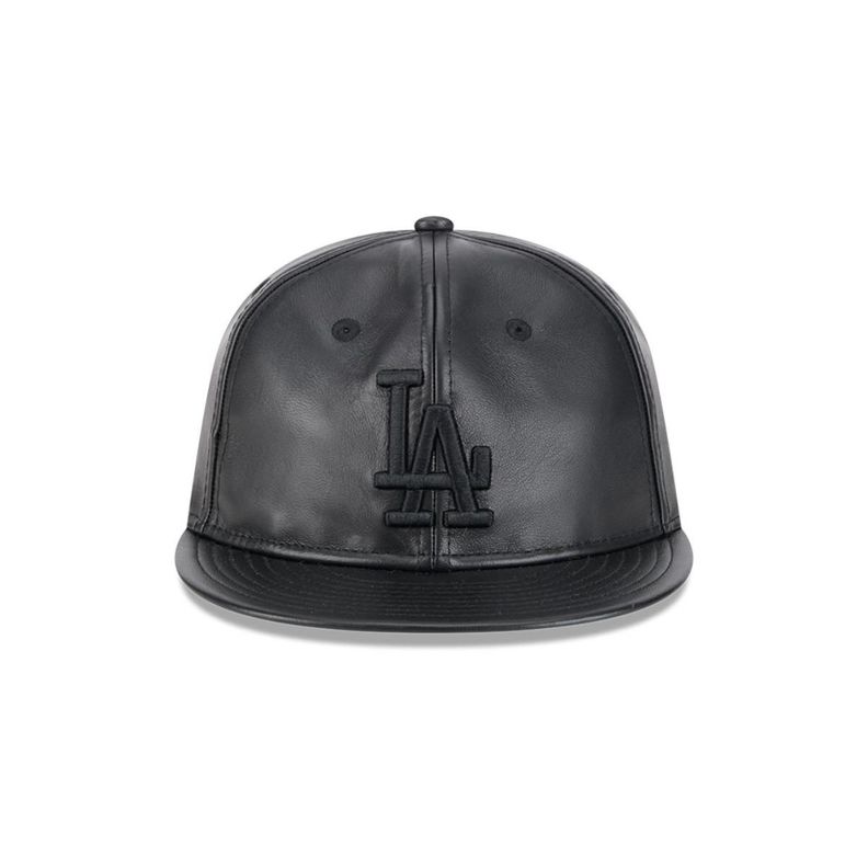 Gorra 9Fifty MLB Los Angeles Dodgers Genuine Leather Black - 60585323-2