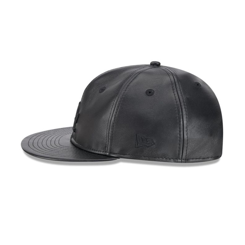 Gorra 9Fifty MLB Los Angeles Dodgers Genuine Leather Black - 60585323-3