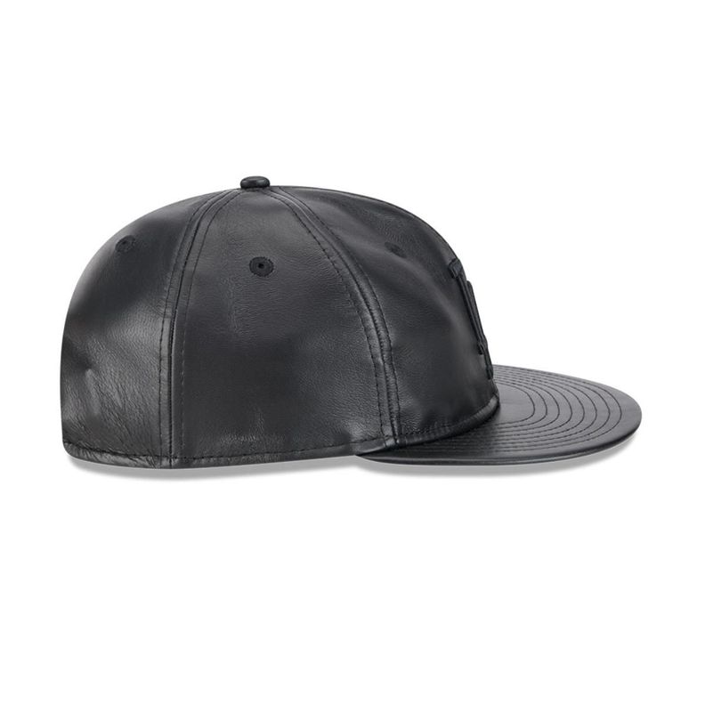 Gorra 9Fifty MLB Los Angeles Dodgers Genuine Leather Black - 60585323-4