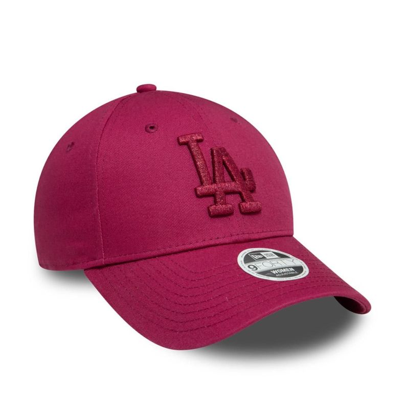 Gorra 9Forty Los Angeles Dodgers MLB Metallic Dark Red Woman - 60595493-1