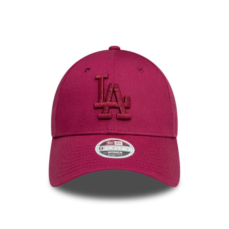 Gorra 9Forty Los Angeles Dodgers MLB Metallic Dark Red Woman - 60595493-2