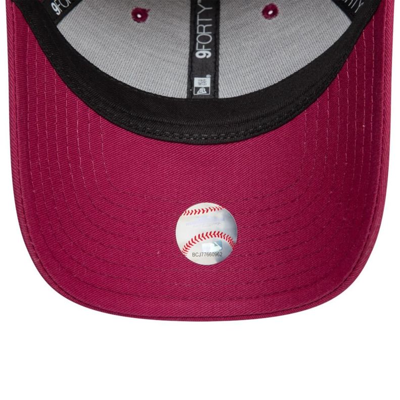 Gorra 9Forty Los Angeles Dodgers MLB Metallic Dark Red Woman - 60595493-4