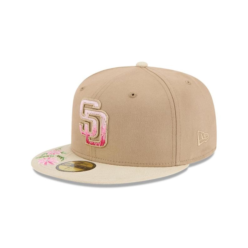 Gorra 59Fifty San Diego Padres MLB Hand Stitched Beige - 60668431-0