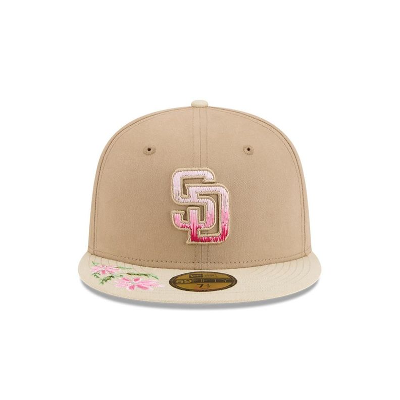 Gorra 59Fifty San Diego Padres MLB Hand Stitched Beige - 60668431-2