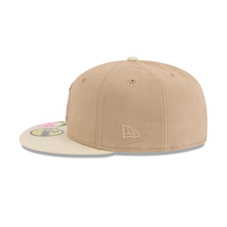 Gorra 59Fifty San Diego Padres MLB Hand Stitched Beige - 60668431-3