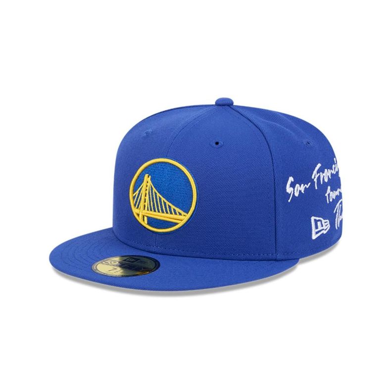 Gorra 59Fifty Golden State Warriors NBA Team Verbiage Blue - 60573639