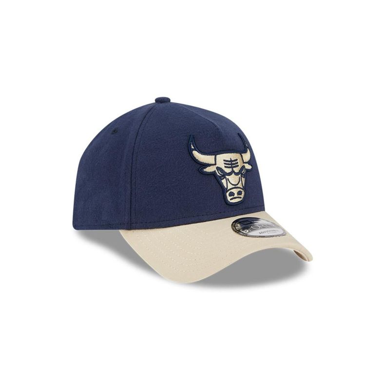 Gorra 9Forty  NBA Chicago Bulls Moleskin Crown Navy - 60586816-1