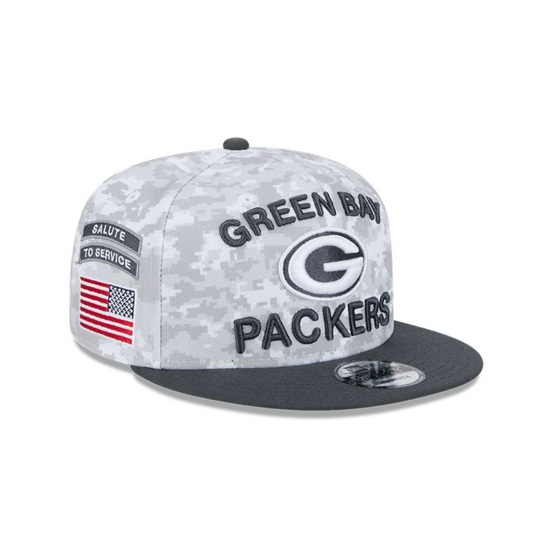 Gorra 9Fifty Green Bay Packers NFL Salute to Service Charcoal - 60583022-0