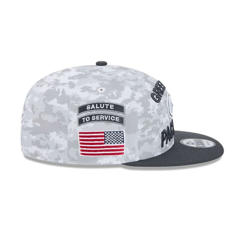 Gorra 9Fifty Green Bay Packers NFL Salute to Service Charcoal - 60583022-4