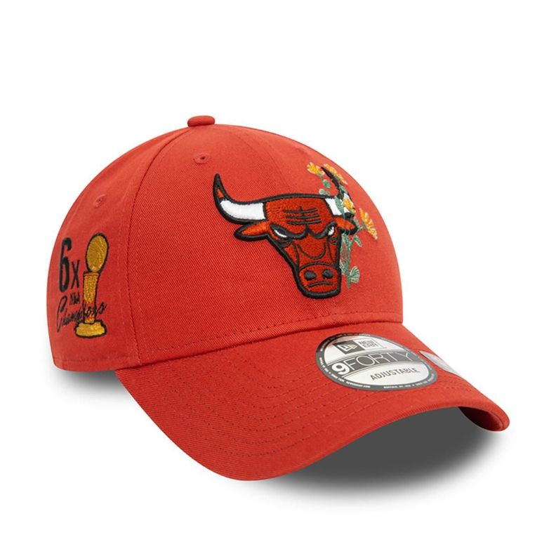 Gorra 9Forty Chicago Bulls NBA Flower Icon Copper - 60565525-0