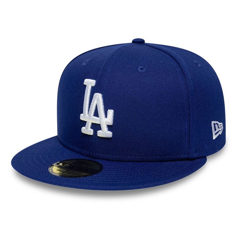 Gorra 59Fifty MLB Los Angeles Dodgers Side Patch Azul Marino - 60870091 7 1/8