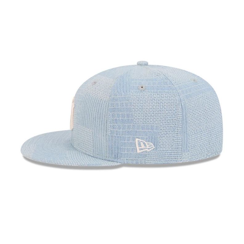 Gorra 9Fifty New York Yankees MLB Denim Patchwork Open Blue - 60573366-4