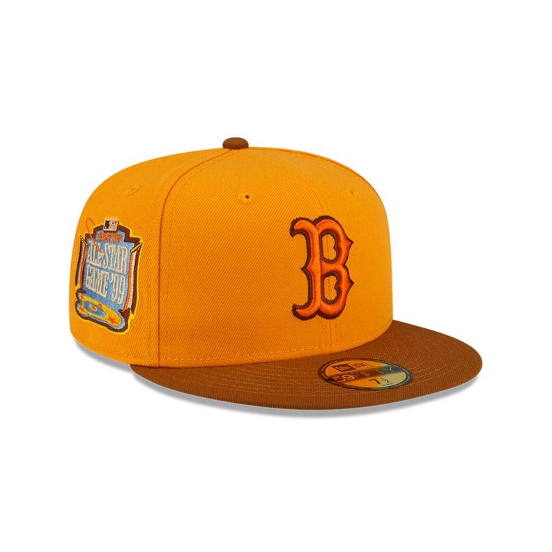 Gorra 59Fifty Boston Red Sox MLB Drop Gold - 70710314 Amarillo 7