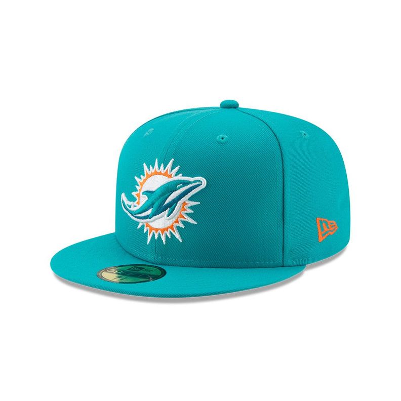 Gorra 59Fifty Miami Dolphins NFL  Clásicos Turquoise - 70339254-0