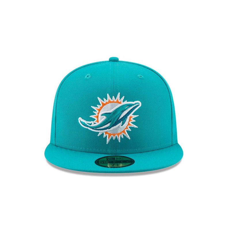 Gorra 59Fifty Miami Dolphins NFL  Clásicos Turquoise - 70339254-2