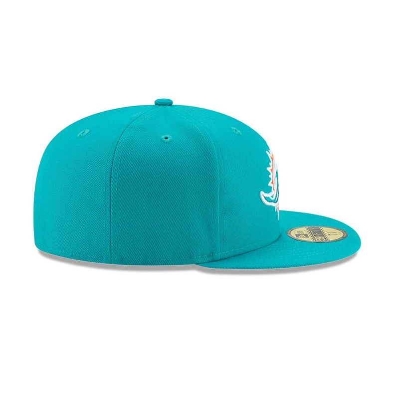 Gorra 59Fifty Miami Dolphins NFL  Clásicos Turquoise - 70339254-4
