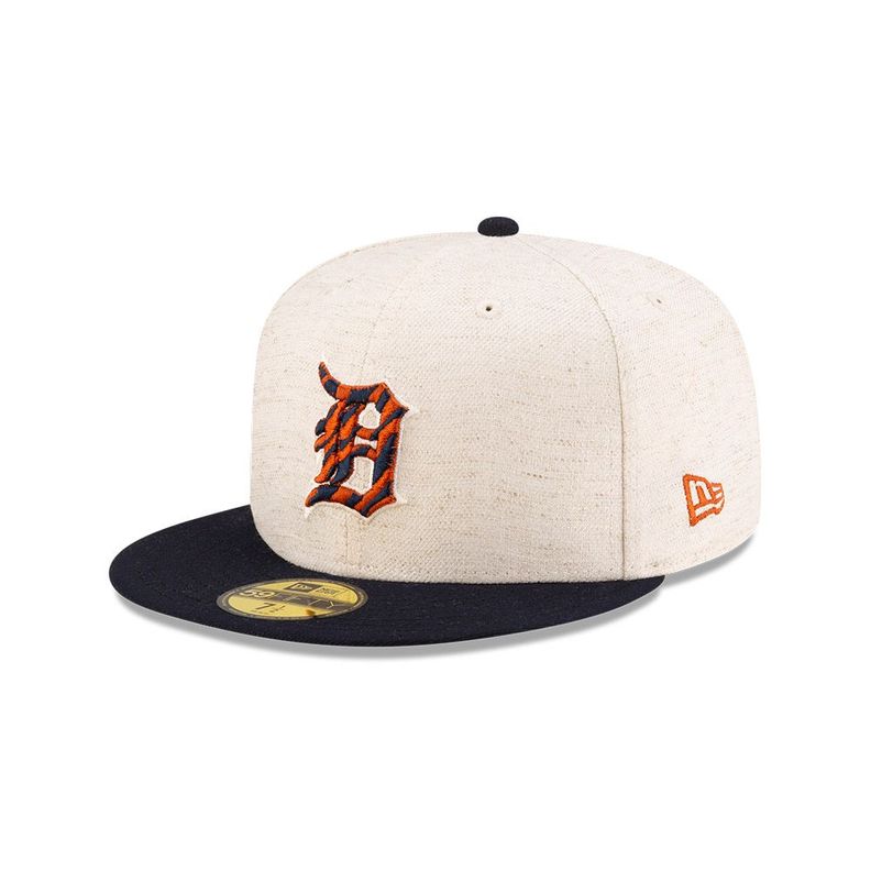 Gorra 59Fifty Detroit Tigers Hemp Natural White - 70880953