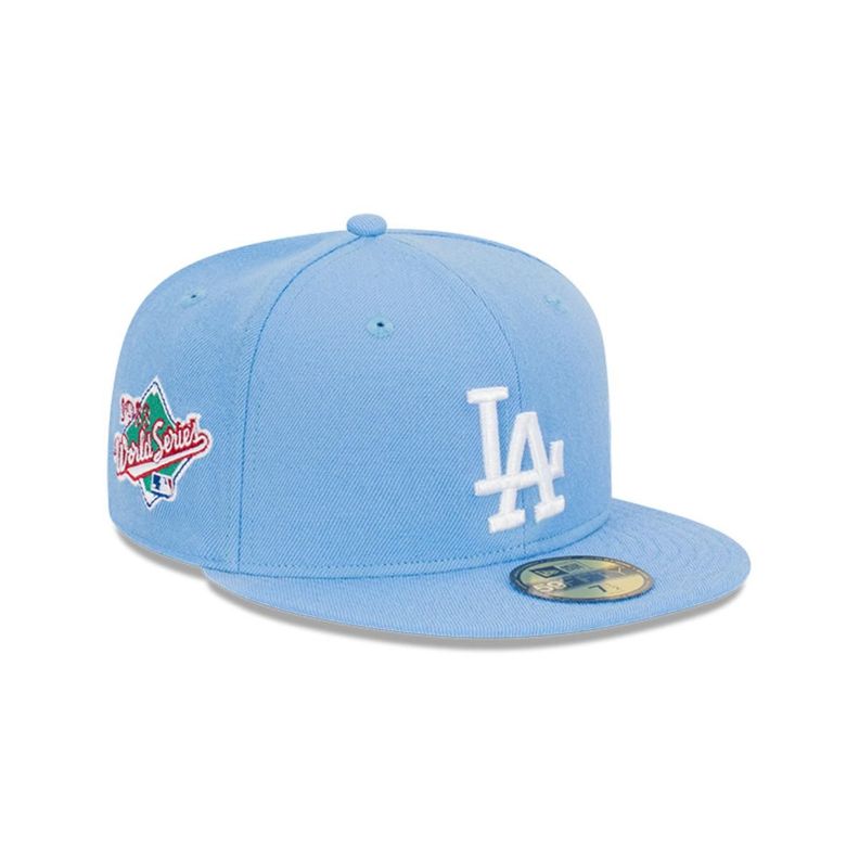 Gorra 59Fifty Los Angeles Dodgers World Series Pastel Blue - 60293237