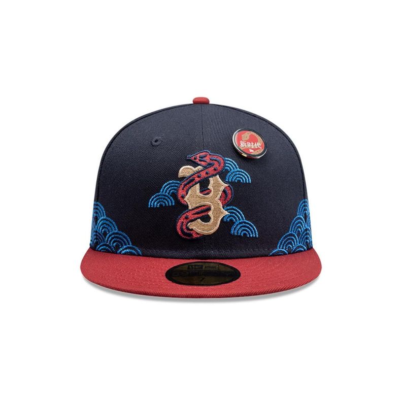 Gorra 59Fifty Boston Red Sox MLB Lunar New Year 2025 Navy - 60670006-2