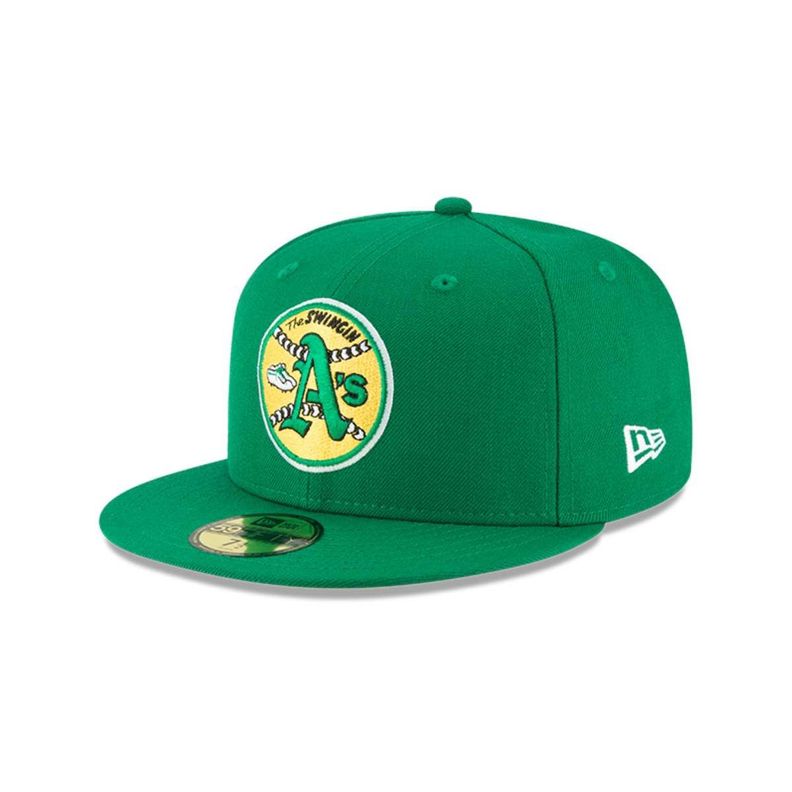 Gorra 59fifty Oakland Athletics MLB Cooperstown Verde - 11590962