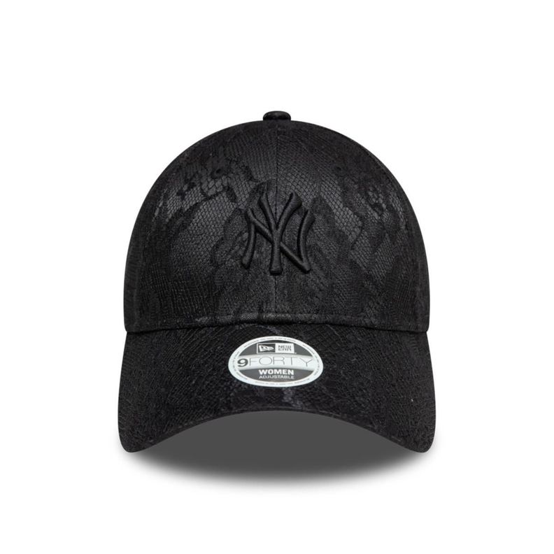 Gorra 9Forty New York Yankees MLB Lace Black Woman - 60595437-2
