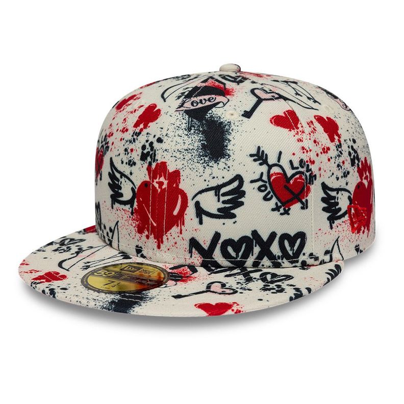 Gorra 59Fifty Valentines Beige - 60871161 7