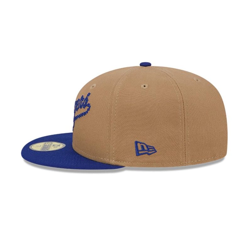 Gorra 59Fifty Los Angeles Dodgers MLB 8-Bit Wordmark Beige - 60573336-3
