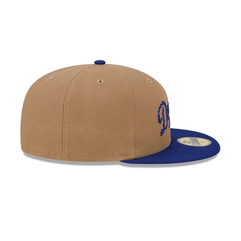 Gorra 59Fifty Los Angeles Dodgers MLB 8-Bit Wordmark Beige - 60573336-4