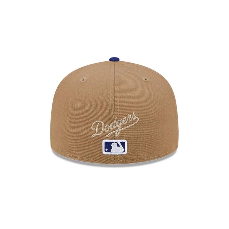 Gorra 59Fifty Los Angeles Dodgers MLB 8-Bit Wordmark Beige - 60573336-5