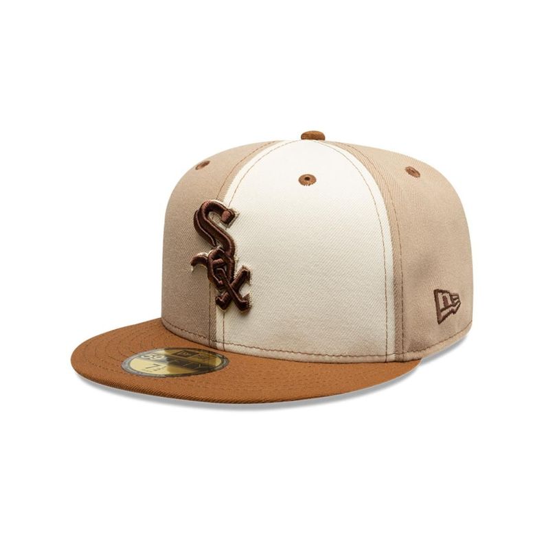 Gorra 59Fifty Chicago White Sox MLB Pancakes Beige - 14538372