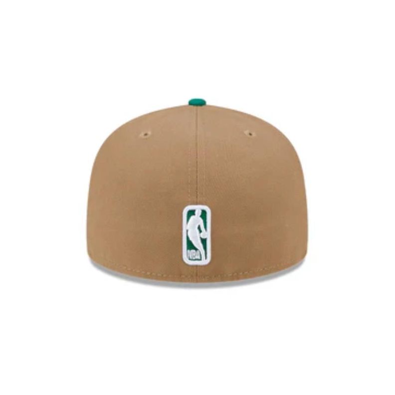 Gorra 59Fifty Boston Celtics NBA  8-Bit Wordmark Beige - 60573329-5