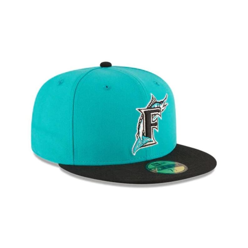 Gorra Miami Marlins MLB 59Fifty Wool Turquoise New Era - 11783654-1