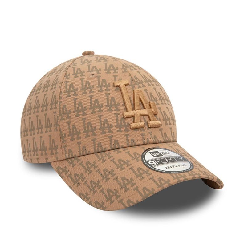 Gorra 9Forty Los Angeles Dodgers MLB Team Monogram Med Beige - 60565351-1