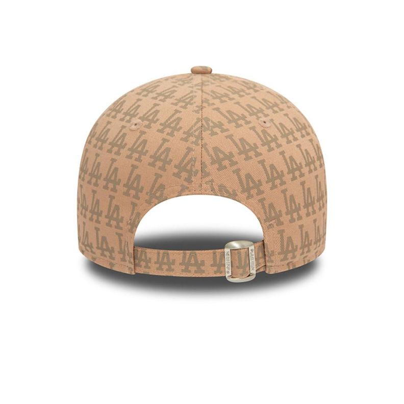 Gorra 9Forty Los Angeles Dodgers MLB Team Monogram Med Beige - 60565351-3