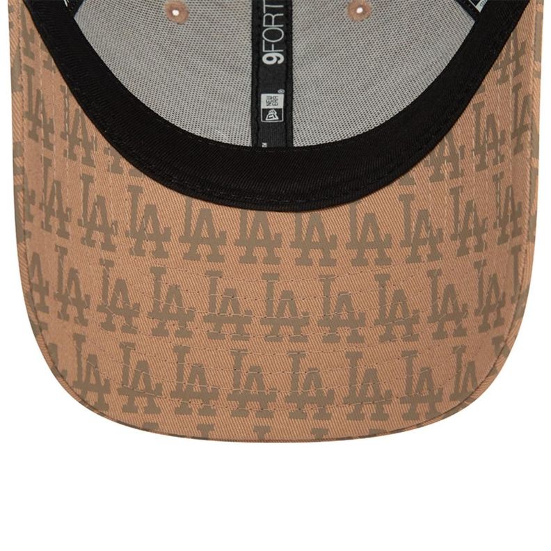 Gorra 9Forty Los Angeles Dodgers MLB Team Monogram Med Beige - 60565351-4