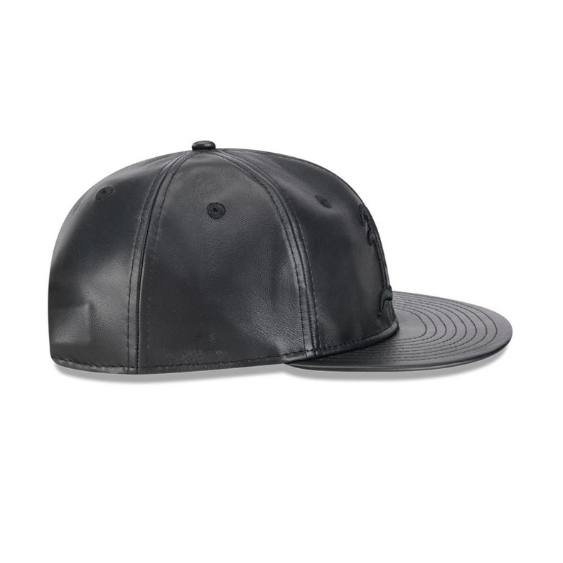 Gorra 9Fifty MLB Oakland Athletics Genuine Leather Black - 60585325-4
