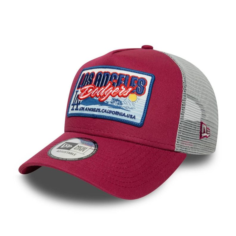 Gorra 9Forty Los Angeles Dodgers MLB Team Patch Dark Red - 60595249-0