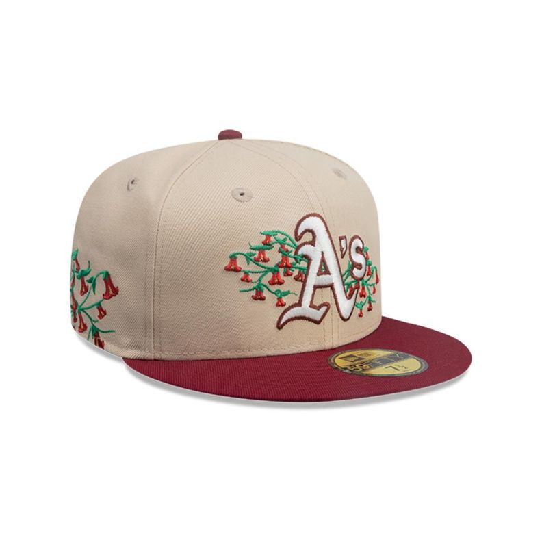 Gorra 59Fifty Oakland Athletics MLB City Elements Beige - 60768702 7