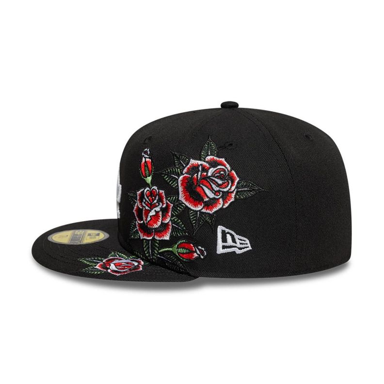 Gorra 59Fifty Los Angeles Dodgers  MLB Roses Black - 60675509-3