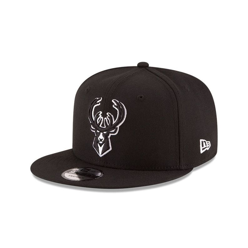 Jockey Milwaukee Bucks NBA 9Fifty Black - 70353702-0