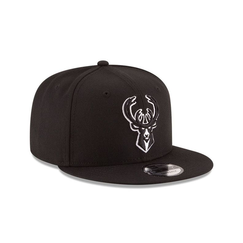 Jockey Milwaukee Bucks NBA 9Fifty Black - 70353702-1