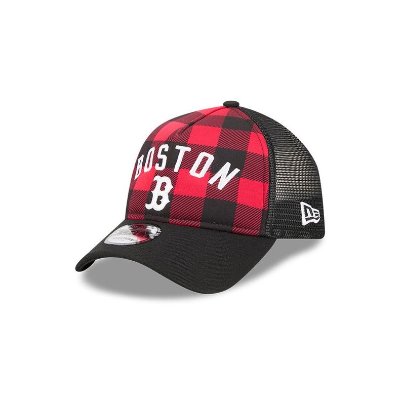Gorra New Era 9Forty Boston Red Sox Novelty Check Negro - 60841980