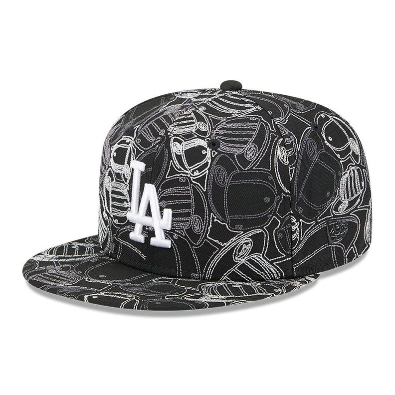 Gorra New Era 59Fifty Los Angeles Dodgers Cap Scramble Negro-60841945-758