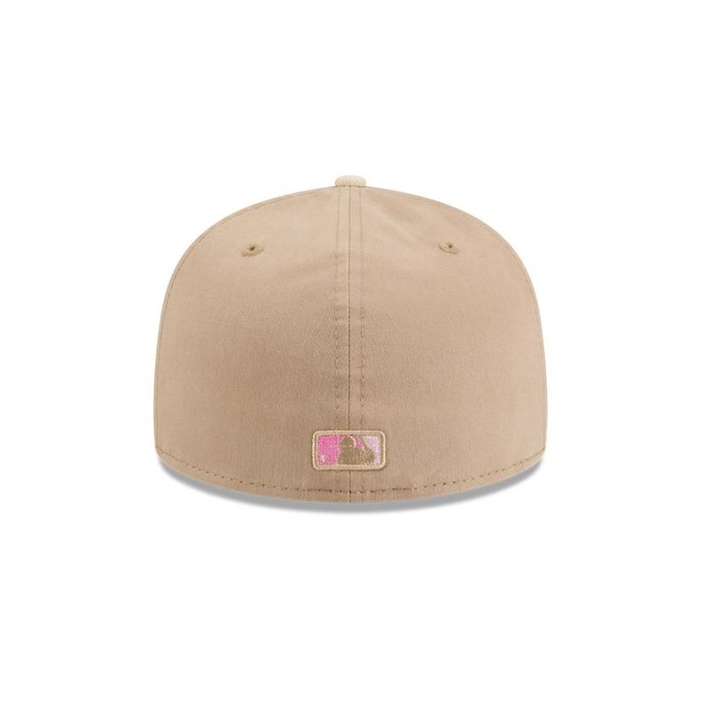 Gorra 59Fifty Oakland Athletics MLB Hand Stitched Beige - 60668438-5