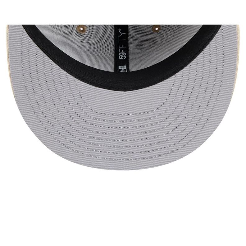 Gorra 59Fifty Oakland Athletics MLB Hand Stitched Beige - 60668438-6