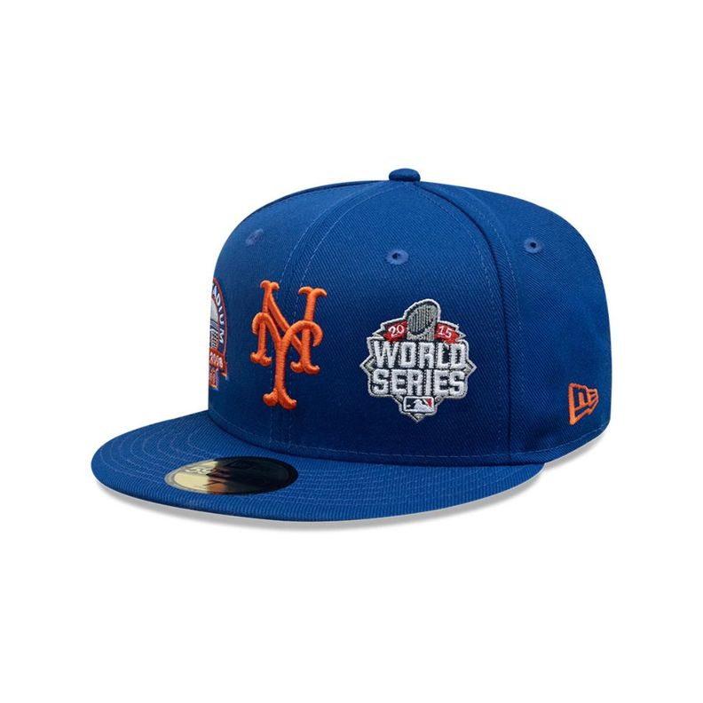 Gorra 59Fifty New York Mets MLB Many Patch Azul - 14391635