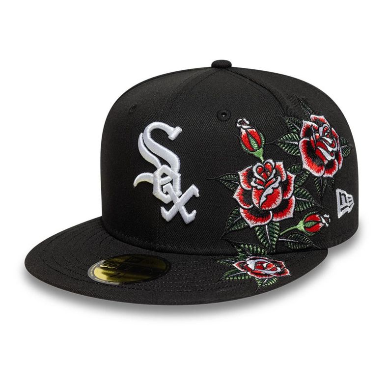 Gorra 59Fifty Chicago White Sox MLB Roses Black - 60675508-0